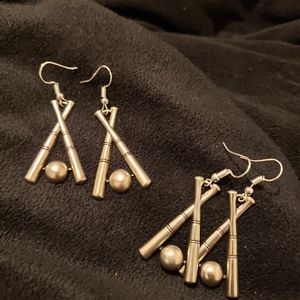Handmade sports earrings